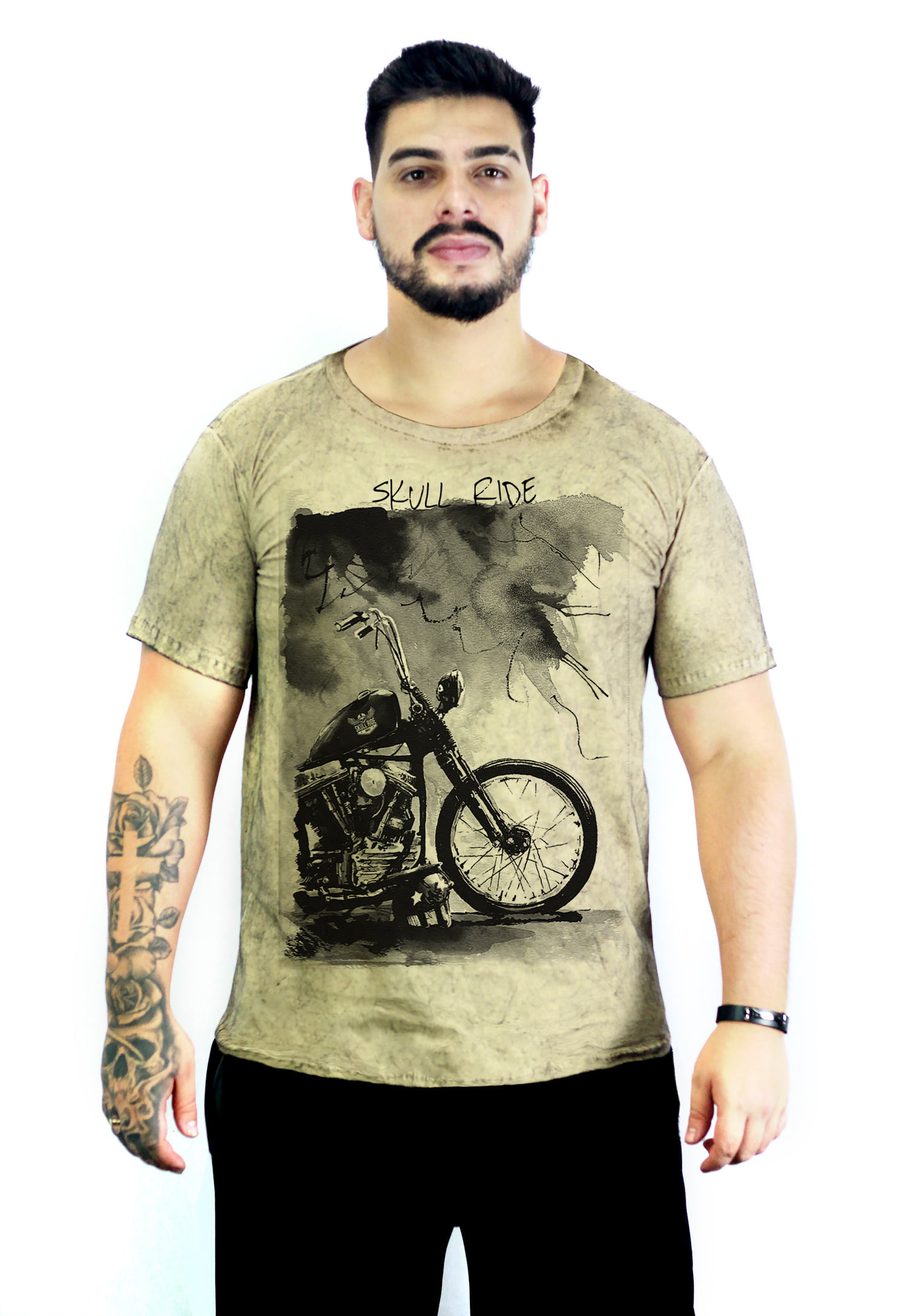 Camiseta Motorcycle M-7 Marmorizada