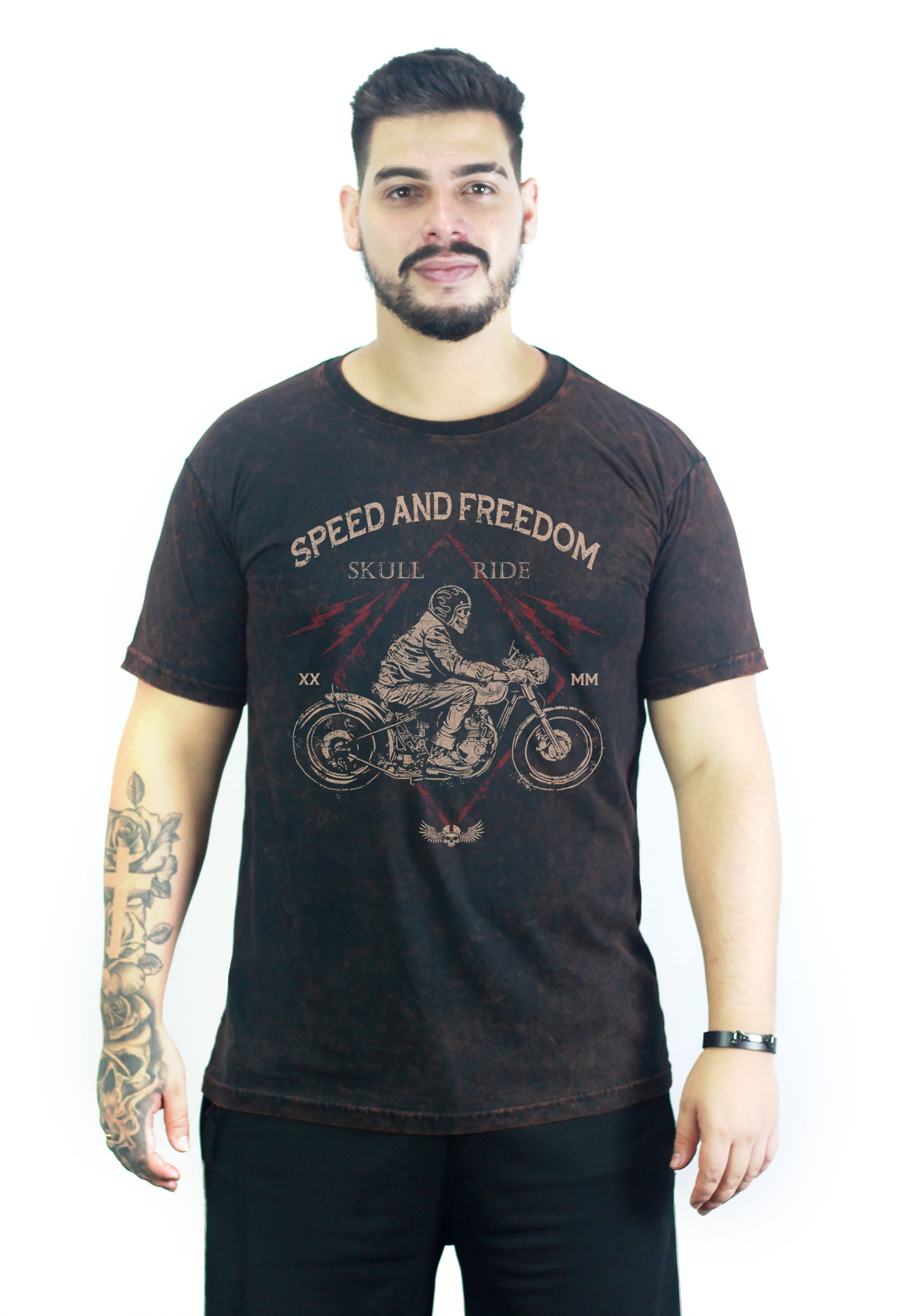 Camiseta Speed and Freedom Marmorizada