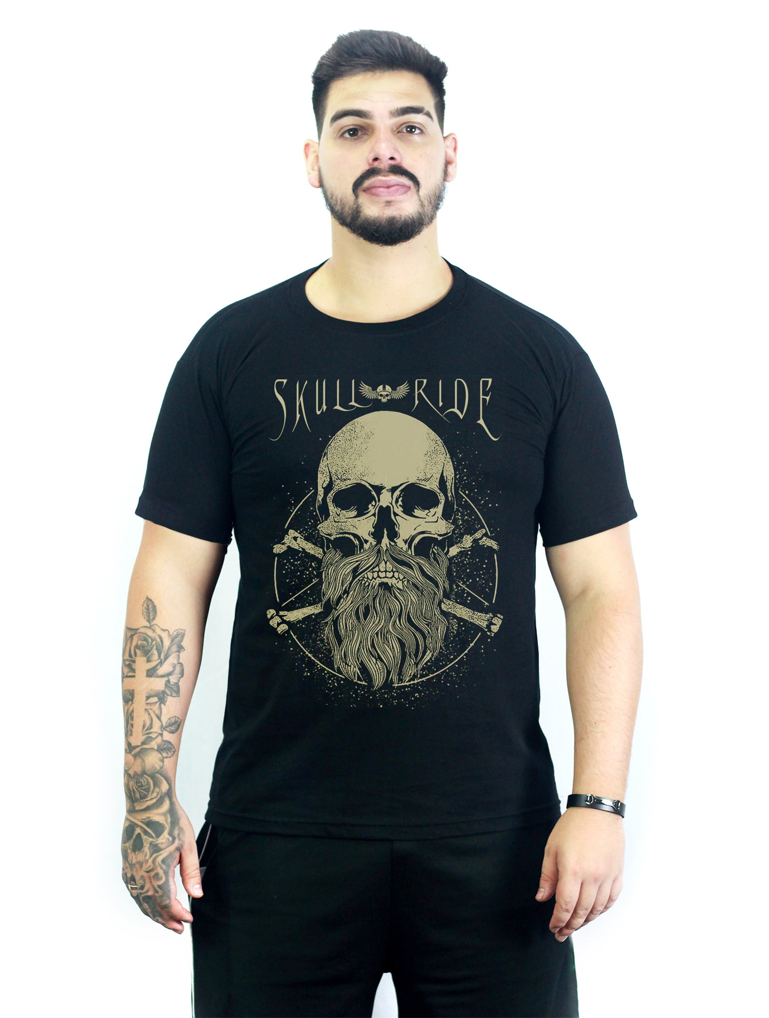 Camiseta Bearded Skull 