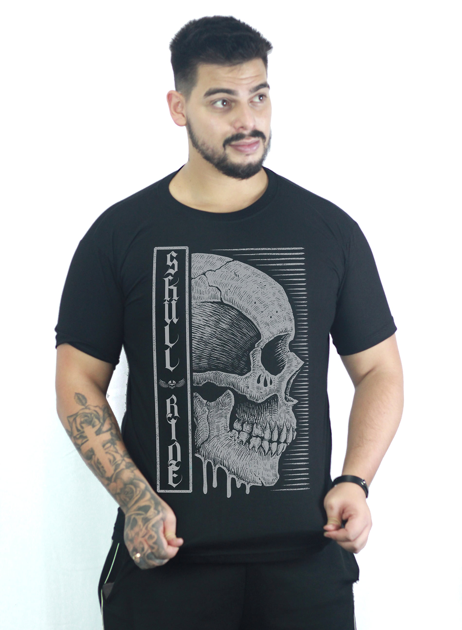 Camiseta Caveira Dark Skull M-5