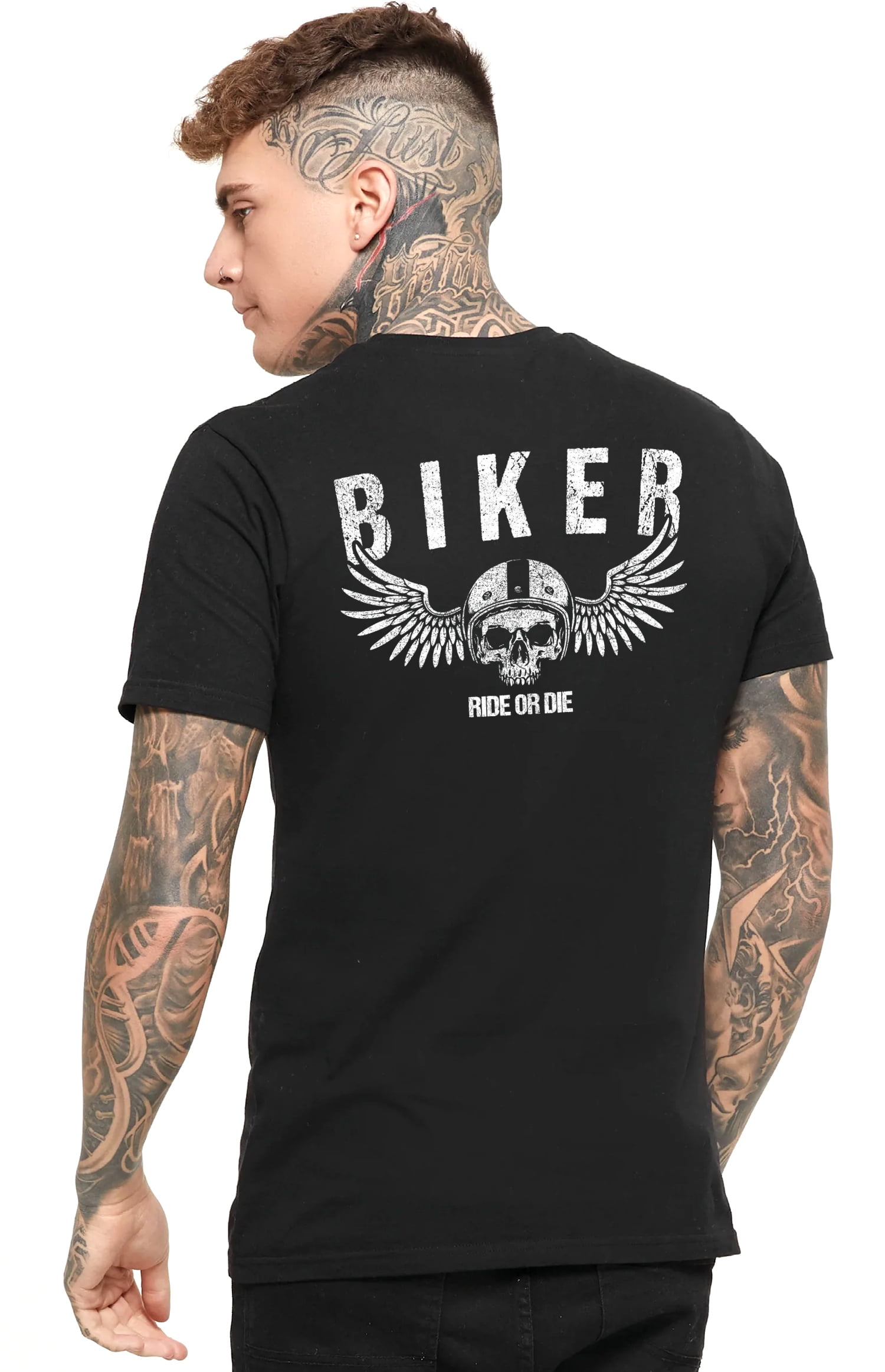 Camiseta Skull Ride Biker