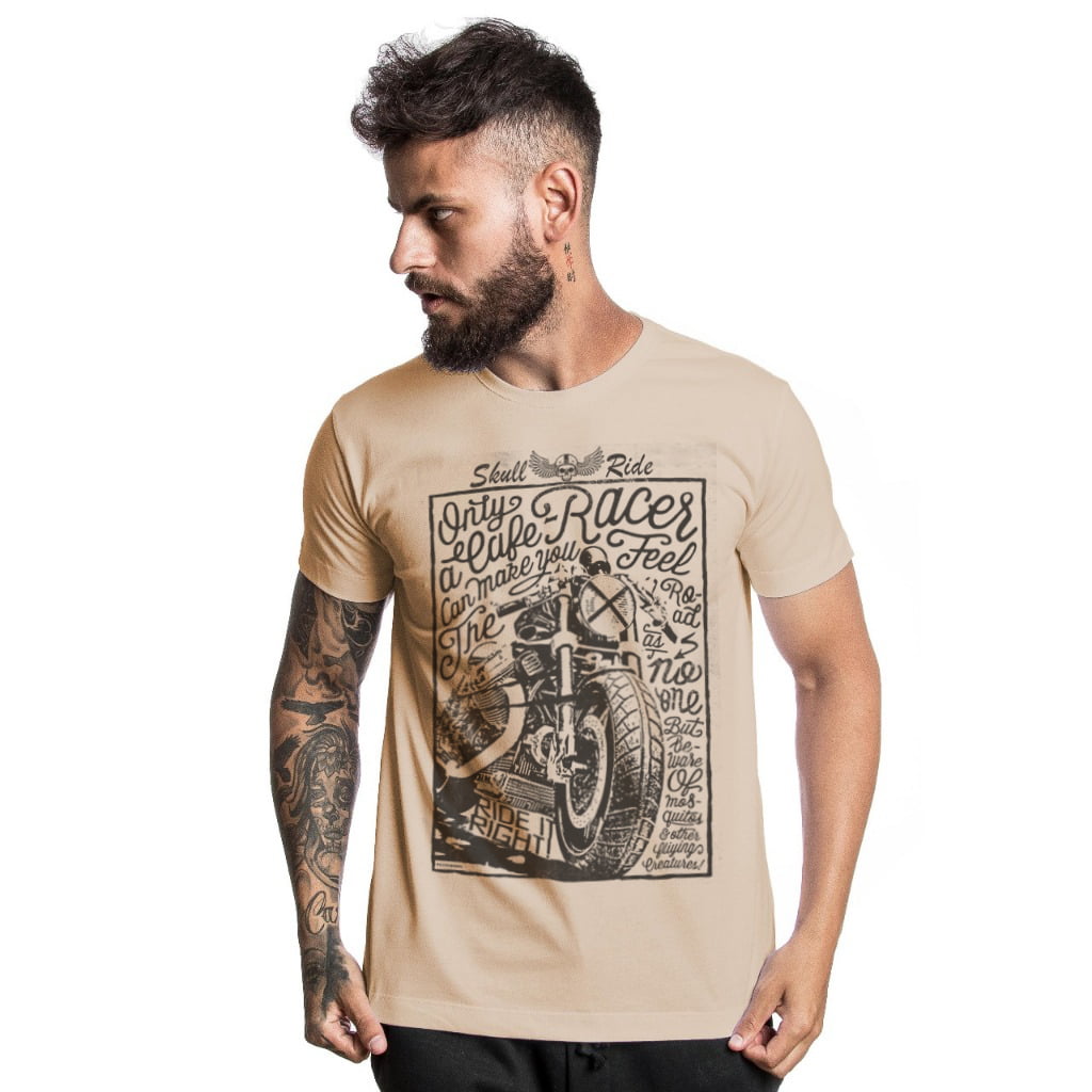 Camiseta Skull Ride Café Racer M-1