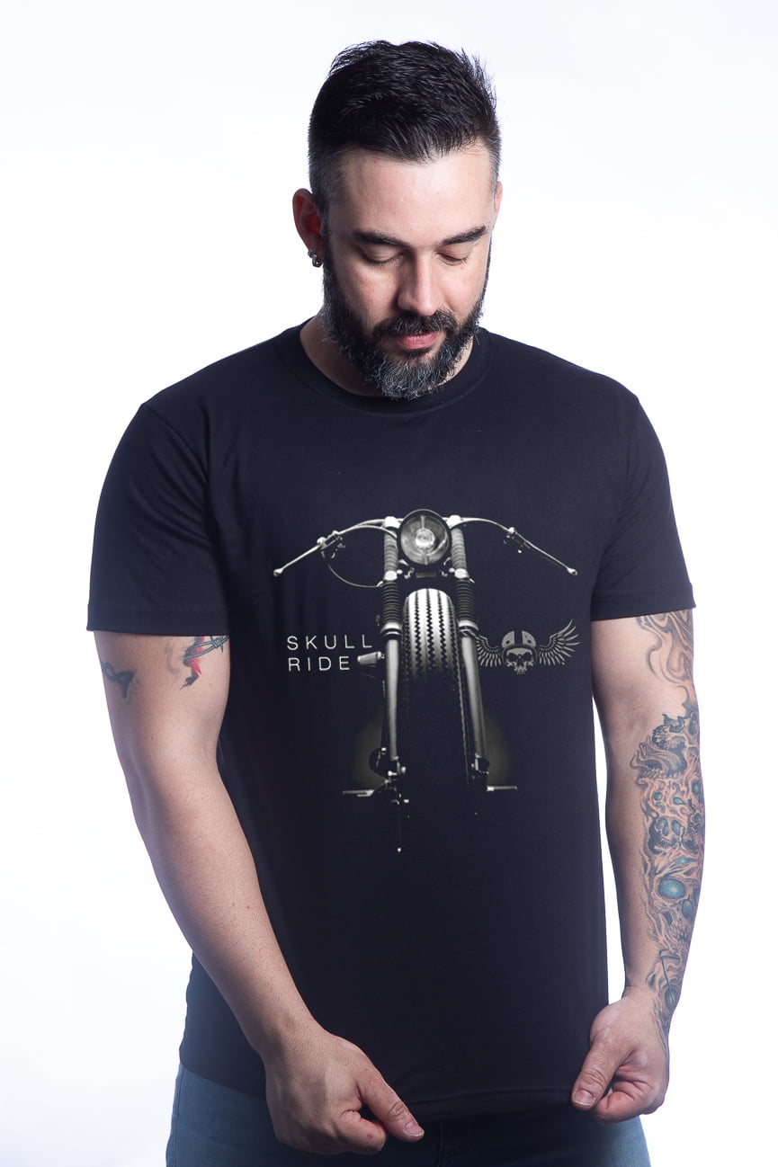 Camiseta Skull Ride Vintage