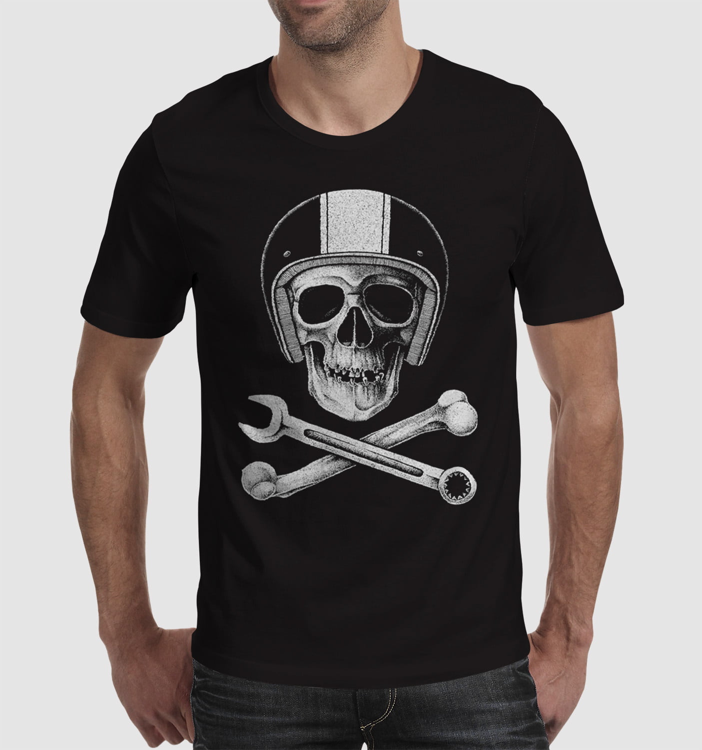 Camiseta Caveira Mechanic Skull PB