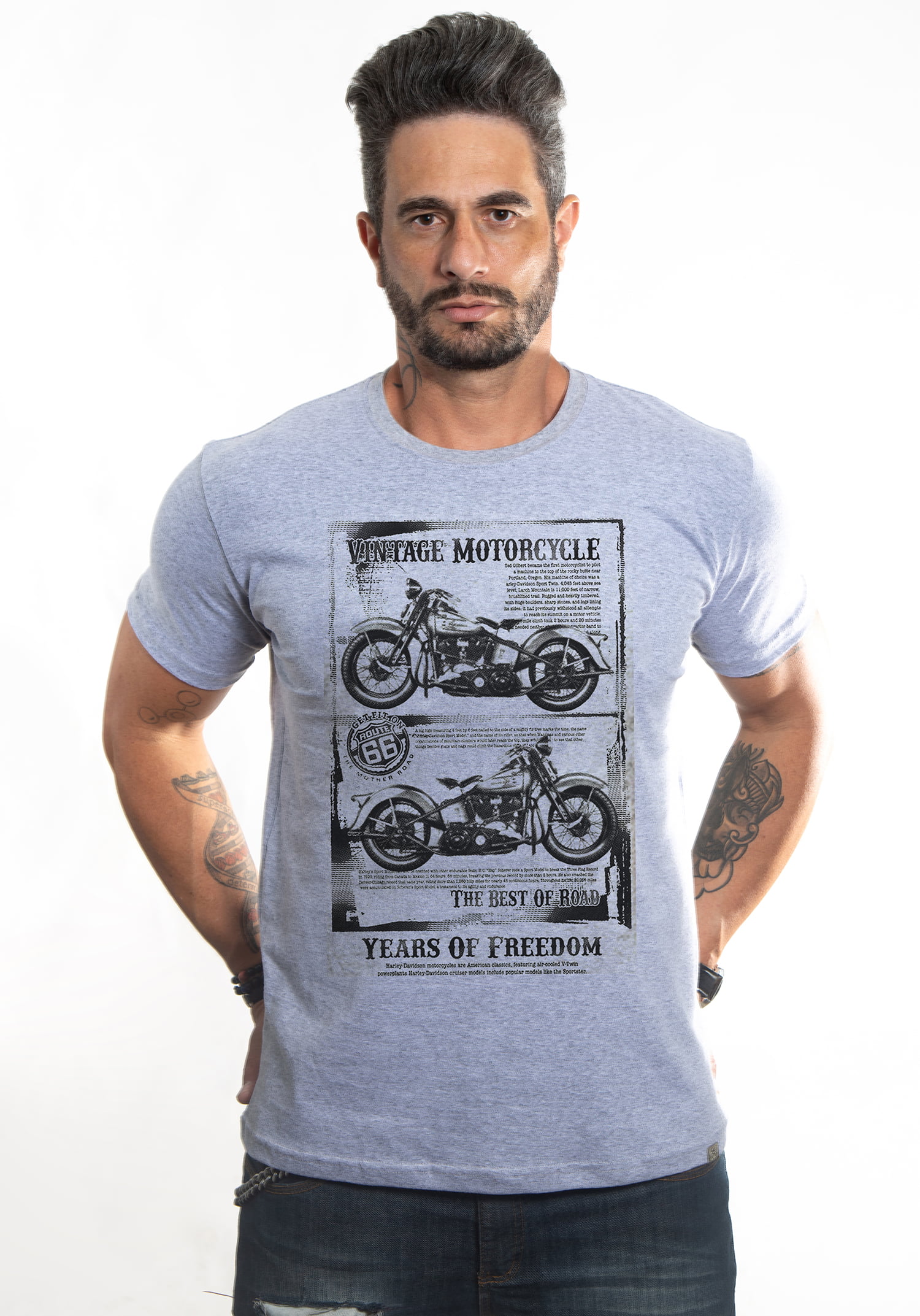 Camiseta Motorcycle Vintage M-1