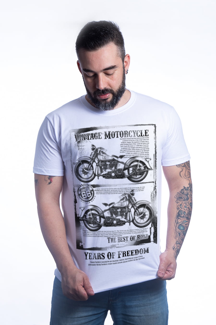 Camiseta Motorcycle Vintage M-1