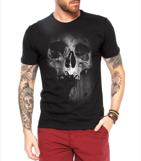 camiseta Dark Skull