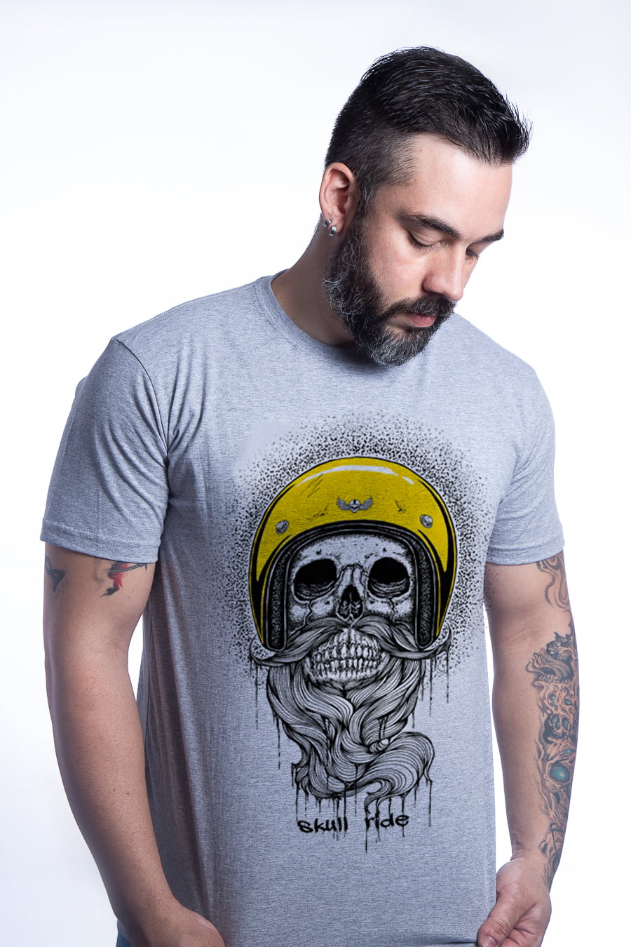 camiseta helmet skull M-1