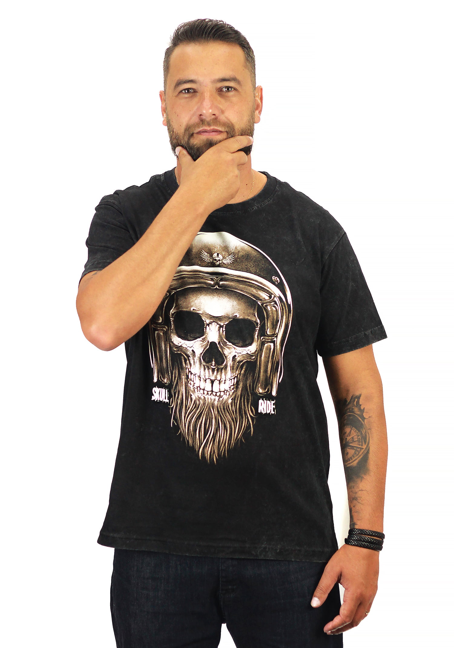 Camiseta Helmet Skull M-3 Estonada