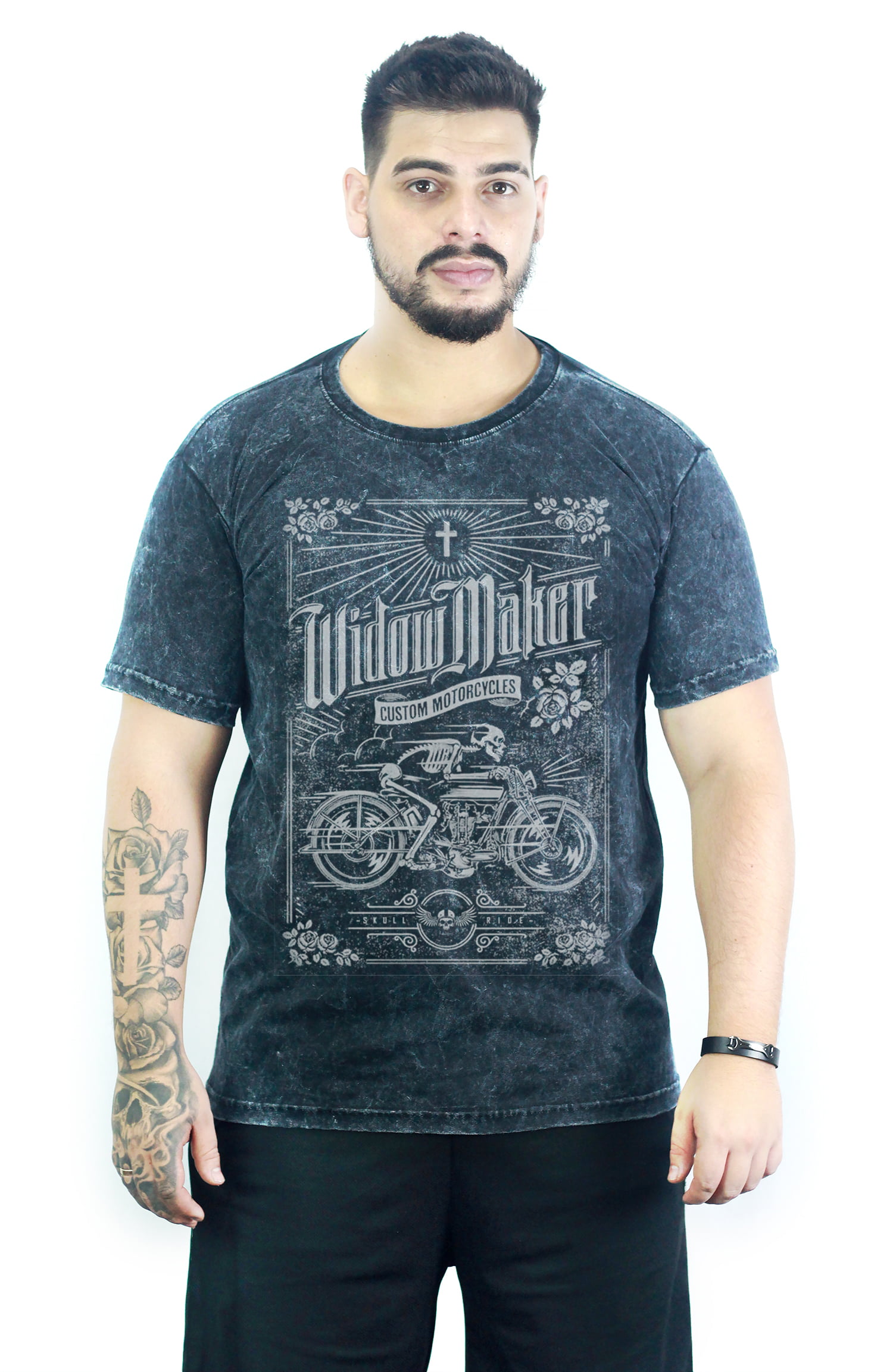 Camiseta Motorcycle MT-4 Marmorizada