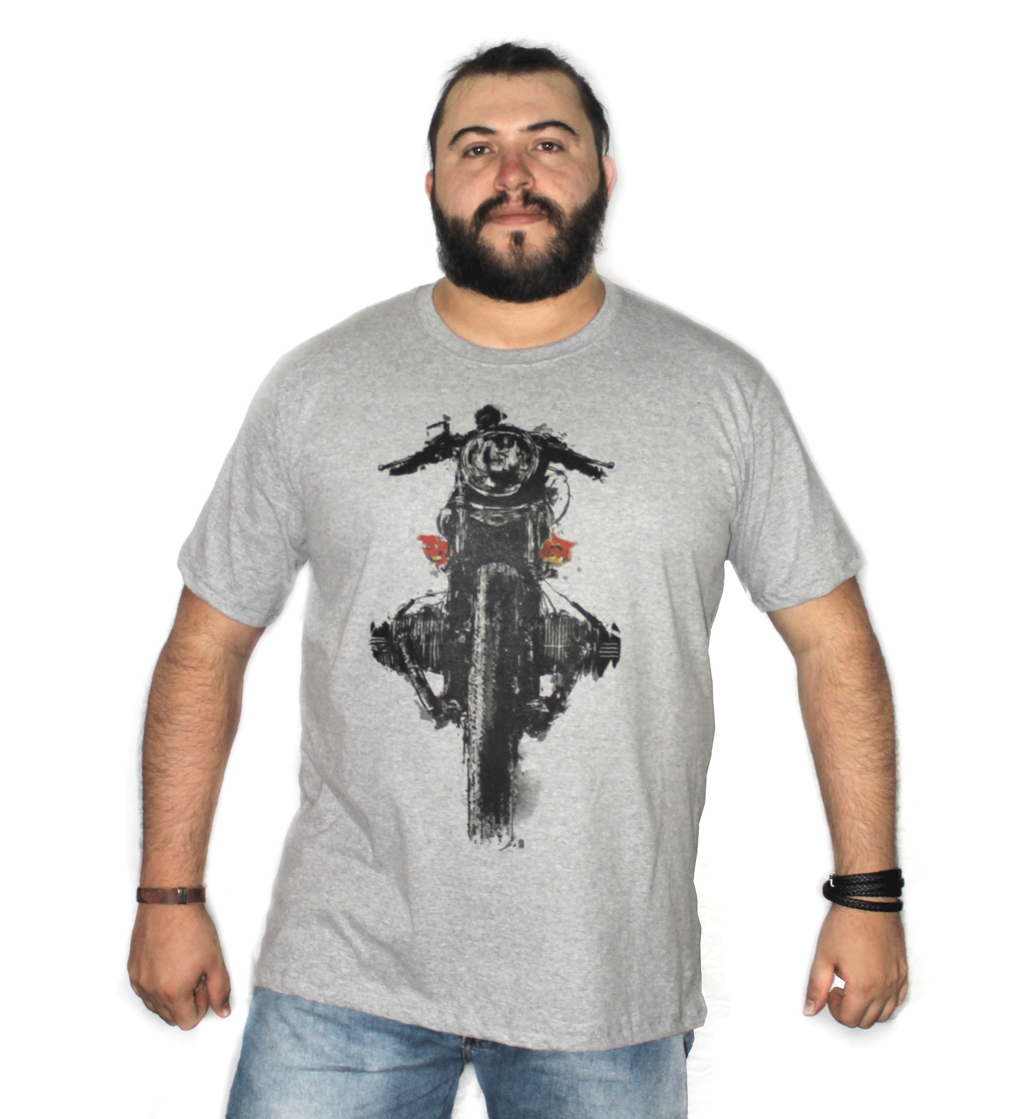 Camiseta Plus Size Motorcycle M-3