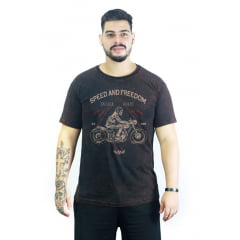 Camiseta Speed and Freedom Marmorizada