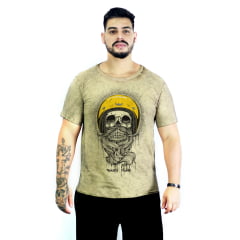 camiseta helmet skull M-1 Marmorizada