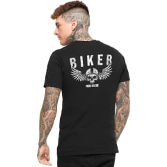 Camiseta Skull Ride Biker