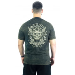 Camiseta Skull Ride Motor City