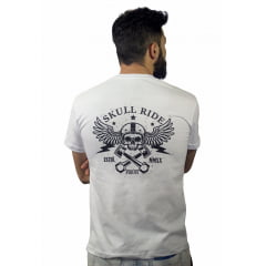 Camiseta Skull Ride Retrô Rider