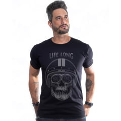 Camiseta Caveira Life Long