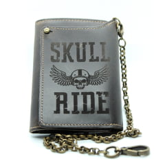 Carteira Skull Ride Biker M-1