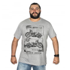 Camiseta Plus Size Motorcycle Vintage M-1